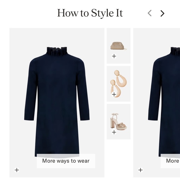 New With Tags Tuckernuck Navy Daphne Dress - Picture 12 of 15